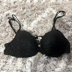 PINK VS black lace bra